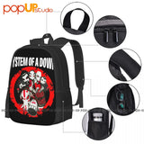 Rare System Of A Down Backpack Large Capacity School Foldable