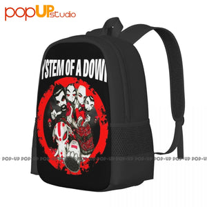 Rare System Of A Down Backpack Large Capacity School Foldable