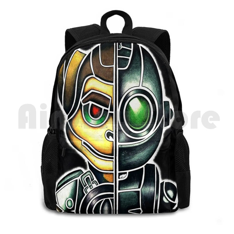 Ratchet & Clank Hiking Backpack Outdoor Sports Bag