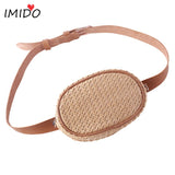 Bohemia Straw Bag Women Waist Bag Summer Beach Mini Travel Pack Girl Chest Purse