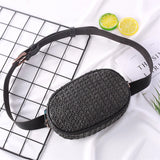 Bohemia Straw Bag Women Waist Bag Summer Beach Mini Travel Pack Girl Chest Purse