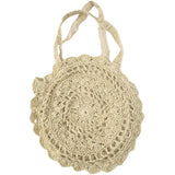 Rattan Tote Bag Sun Flower Lady Shoulder Bag