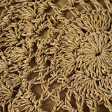 Rattan Tote Bag Sun Flower Lady Shoulder Bag