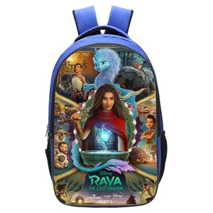 Raya & The Last Dragon Backpack School Bags Men Women Mochilas