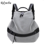 Women's Nylon Backpack Large Capacity School Bags Lightweight Travel Rucksack