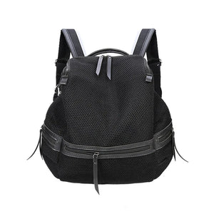 Women's Nylon Backpack Large Capacity School Bags Lightweight Travel Rucksack
