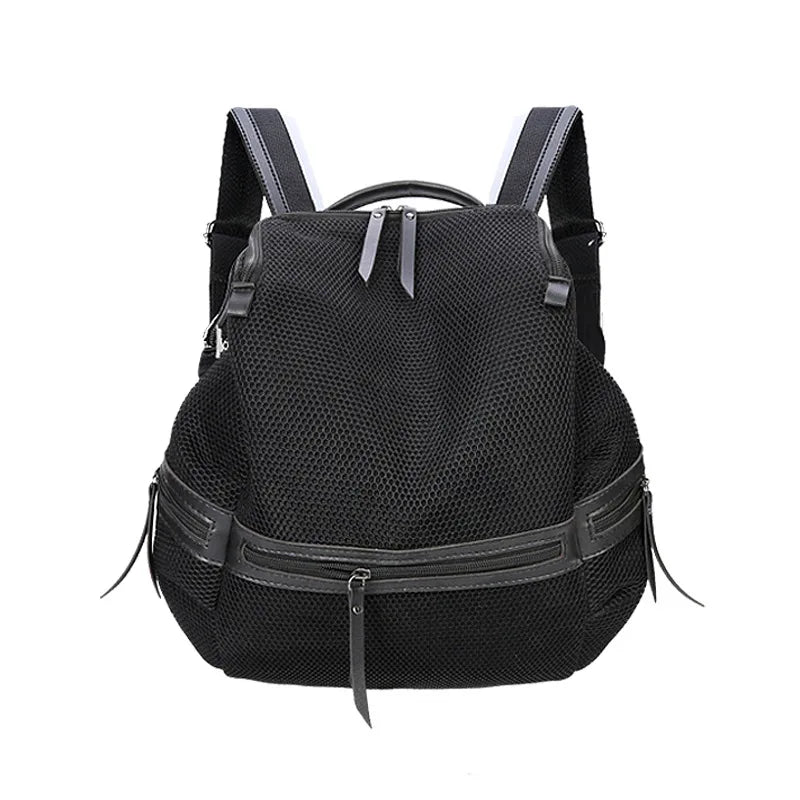 Women's Nylon Backpack Large Capacity School Bags Lightweight Travel Rucksack