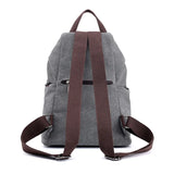 Vintage Canvas Backpack Women's Casual Retro Travel Bag Girls Book Schoolbag