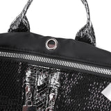 Shining Sequin Backpack Girls Multifunction Travel Bag Bling Mesh Rucksack