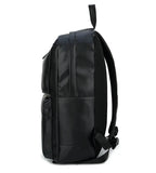 Vintage Men Backpack Teenager School Book Bag Casual Large Capacity PU Leather T