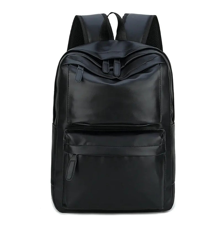 Vintage Men Backpack Teenager School Book Bag Casual Large Capacity PU Leather T