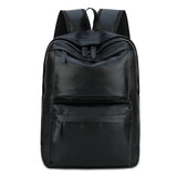 Vintage Men Backpack Teenager School Book Bag Casual Large Capacity PU Leather T