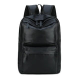 Vintage Men Backpack Teenager School Book Bag Casual Large Capacity PU Leather T