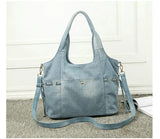 Women Denim Shoulder Bag Crossbody Tote Handbag Mochila Bolsa B725