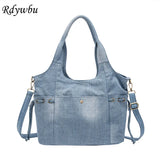 Women Denim Shoulder Bag Crossbody Tote Handbag Mochila Bolsa B725