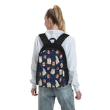 Night Reading Backpacks Men's Women's Travel Bag
