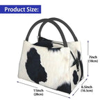 Real Cowhide Insulated Lunch Bag for Women
