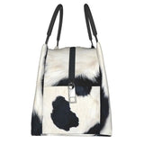 Real Cowhide Insulated Lunch Bag for Women