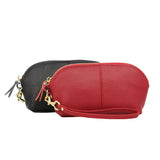 Real Cow Leather Clutch Bag Double Zipper Handbags Brands Ladies Evening Party