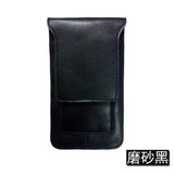 Cow Leather Men Waist Bag Hook Bum Bag Waist Pack Wallet Men Bag