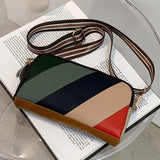 Real Cowhide Leather Women's Shoulder Bag Mini Hangbag Purse