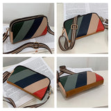 Real Cowhide Leather Women's Shoulder Bag Mini Hangbag Purse