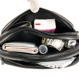 Real Cowhide Leather Mini Messenger Bag Women Shoulder Bag
