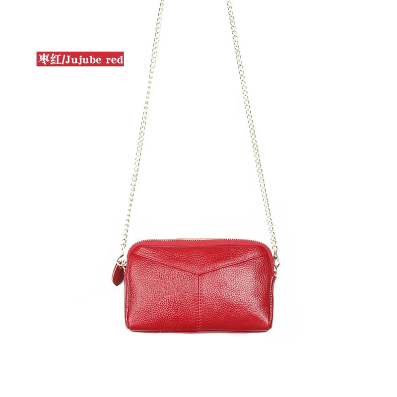 Real Leather MINI Women Shoulder Bags Messenger Bags Purses Small Lady Crossbo