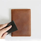 Genuine Leather Passport Cover Wallet Holder
