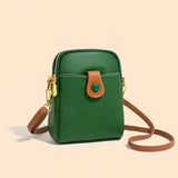 Real Leather Mobile Phone Bag Women's Shoulder Small Bag