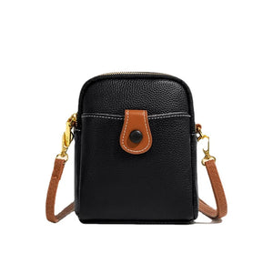 Real Leather Mobile Phone Bag Women's Shoulder Small Bag