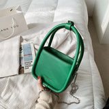 Genuine Leather Women's Saddle Bag Spring Shoulder Messenger Cowhide Armpit Bag
