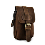 Leather Waist Bag Pouch Hook Belt Pack Phone Pouch 014