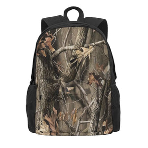 Real Tree Camouflage Backpacks Men's Women's Rucksack Bags