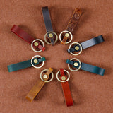 Classic Vintage Leather Keychain for Men and Women