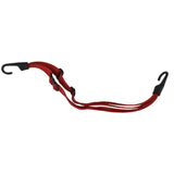 Adjustable Motorcycle Cargo Helmet Holder Strap + Hooks