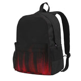 Red Abstract Backpacks Men's Women's Bags