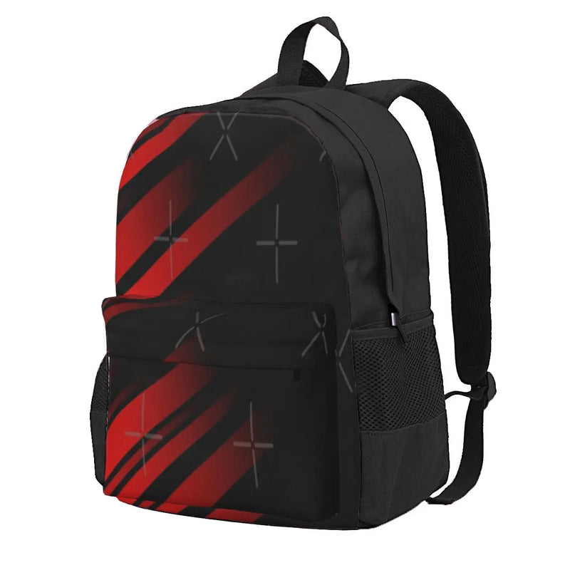 Red And Stripes Minimal Backpacks Men's Backpacks Bags For Women