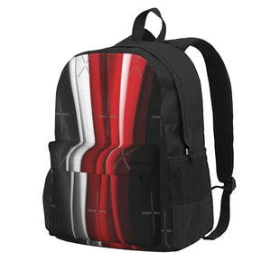 Red Backpack for Youth Schoolbag