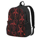 Baphomet Harajuku Backpacks Men's & Women's Bag