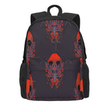Red Death Moth Backpack Men's Women's Girls Man Backpack