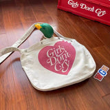 HUMAN Girls Don?t Cry Khaki Canvas Backpack