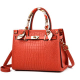 Red Mother Bag Handbag Wedding Bag PU Leather Large Capacity