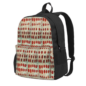 Vintage Red Spots Backpacks for Men and Women