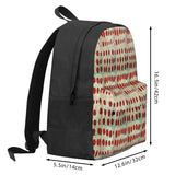 Vintage Red Spots Backpacks for Men and Women