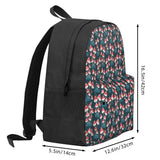 Red Toadstools Backpacks Men's Backpacks Bags For Women Kpop Zipper