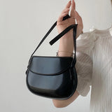 Red Women Saddle Bag Retro Style