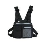 Reflective Men Chest Rig Bag Tactical Hip-hop Chest Bag Men Functional Vest Pack