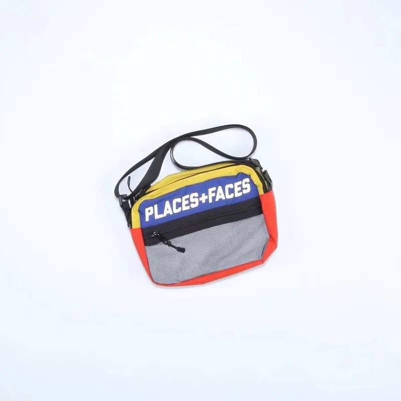 P+F Reflective Waist Bag Hip Hop Casual Crossbody Satchel