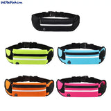 Reflective Running Waist Bag Waterproof Sports Gym Mobile Phone Bag Men Women
